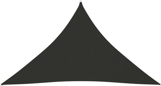vidaXL Zonnescherm Driehoekig Oxford Stof Antracietkleurig 5x5x6 m