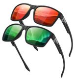 Omgoods - Polarisierte Sonnenbrille für Herren (2er-Pack)