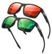 Omgoods - Polarisierte Sonnenbrille für Herren (2er-Pack)