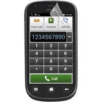 Phonillico® Screenprotector voor Doro Liberto 810 [Pack 2] Ultradunne, resistente beschermende plastic film