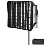 NEEWER Softbox diffuser bijgewerkt alleen voor NEEWER videolicht RGB1200, opvouwbare softbox 37 x 34,5 cm met rooster/zak/zonneklep, snelle installatie voor portretverlichting studio, NS5S