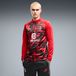 PUMA AC Milan Warmup top met kwartrits voor Heren, Zwart/Rood, Maat 3XL