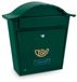 Amig 7465 - Buitenbrievenbus model 1, staal, groen, 37 x 32 x 10,5 cm (DIN A4)