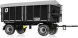 Wiking 077867 Kröger twee-assige driezijdige kipwagen HDK 302, model, 1:32, metaal/kunststof, zwart