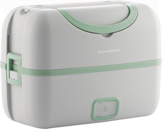 2317 InnovaGoods 3-in-1 Elektrische Steamer Lunchtrommel - Grijs