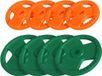 Gorilla Sports Halterschijven set - 30 kg - Gietijzer - Coating - 30mm