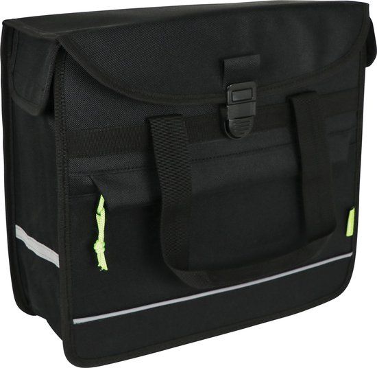Dresco Basic Shopper - 15 Liter - Zwart - Enkele Fietstas