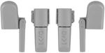 DR1TECH Verlengingen voor landingsgestel met snelsluiting, verbeterde stabiliteit en schokdemping voor DJI Mavic Mini 2 drone, Opvouwbare beensteun - Gris