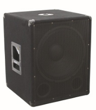 Omnitronic BX-1550 subwoofer / zwart