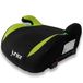 PETEX Autostoelverhoger met Isofix - Max Plus, i-Size ECE R129, ca. 7 tot 12 jaar, voor lichaamslengte van 125 tot 150 cm, zitverhoging, groen