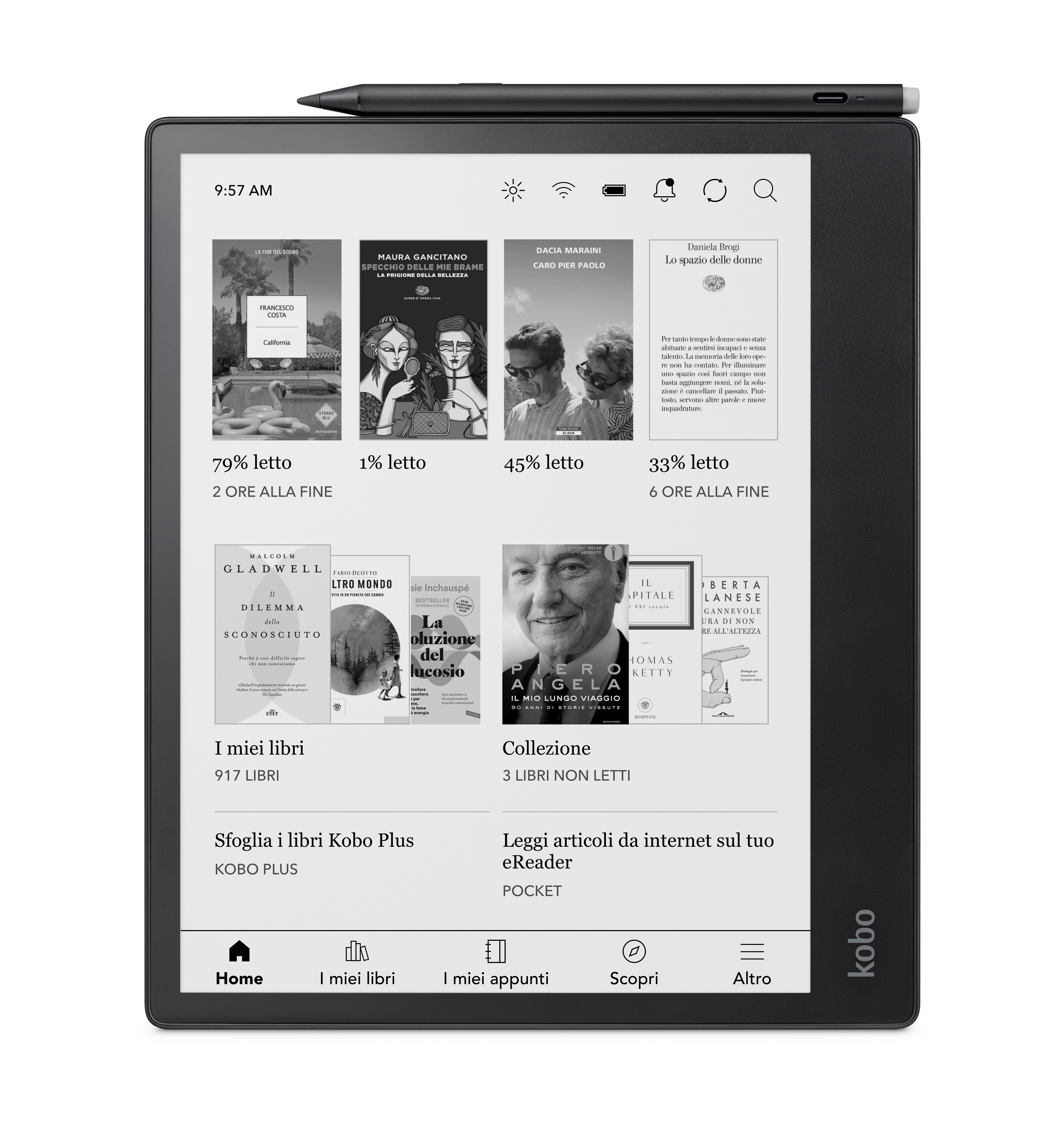 Kobo Elipsa 2E - 10.3" E-reader - 32GB - Black