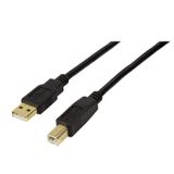 LogiLink UA0264 câble USB 10 m USB 2.0 USB A USB B Noir