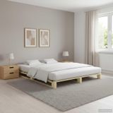 Maison Exclusive - Cadre de lit de palette sans matelas 180x200 cm bois massif pin