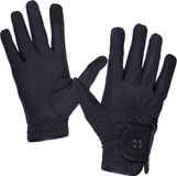 QHP Rijhandschoenen Glitz Zwart - XS