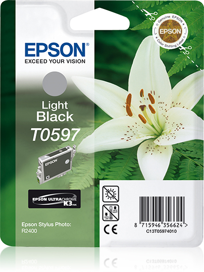 Epson Lily  inktpatroon Light Black T0597 Ultra Chrome K3