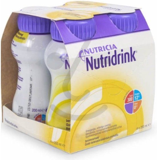 Nutridrink Banaan 4 x 200ml (4st)