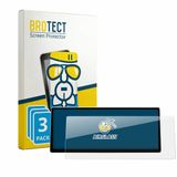 BROTECT Screenprotector 3 Stuks voor Ninetom 2016-2022 BMW X1 F48 Car Radio 12.3" Beschermglas transparant