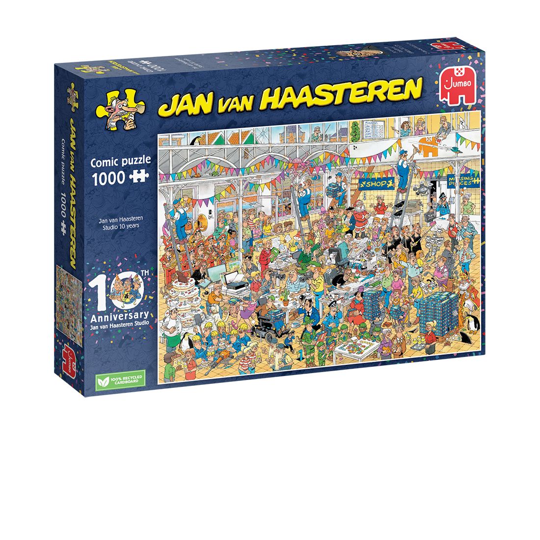 Jan van Haasteren - Studio 10 Jaar - 1000 Stukjes Puzzel