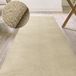 ANRO Badmat Beige 90x350cm Dun 3mm Antislip Douchemat Microvezel Wasbaar