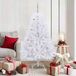 Prolenta Maison Exclusive Kunstkerstboom, inklapbaar, wit, 150 cm, PVC en staal
