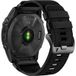 Techsuit Bracelet W070 pour Garmin Instinct / Approach / Fenix Watch Series, 20mm, Noir