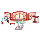 Bluey BLY40010 School Playset, school van de tekenfilmserie voor kinderen, 2 figuren Chloe, 9-delige transformeerbare speelset, accessoires en decoratieve pagatines, 3 jaar, beroemd