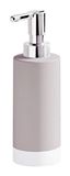 Gedy New Mizar Zeepdispenser, keramiek, Beige, 6,4 x 6,4 x 19,2