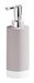 Gedy New Mizar Zeepdispenser, keramiek, Beige, 6,4 x 6,4 x 19,2