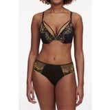 Chantelle Co Bra Tshirt Push Black/yellow Taille: B85