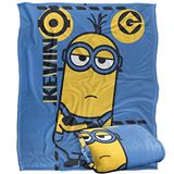 Minions Kevin Blue Silky Touch Super Soft plaid 152 x 127 cm