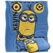Minions Kevin Blue Silky Touch Super Soft plaid 152 x 127 cm