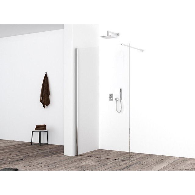 Xellanz Eco inloopdouche - 1000 x 2200 x 8 mm - Nano helder glas/chroom - 20.4072
