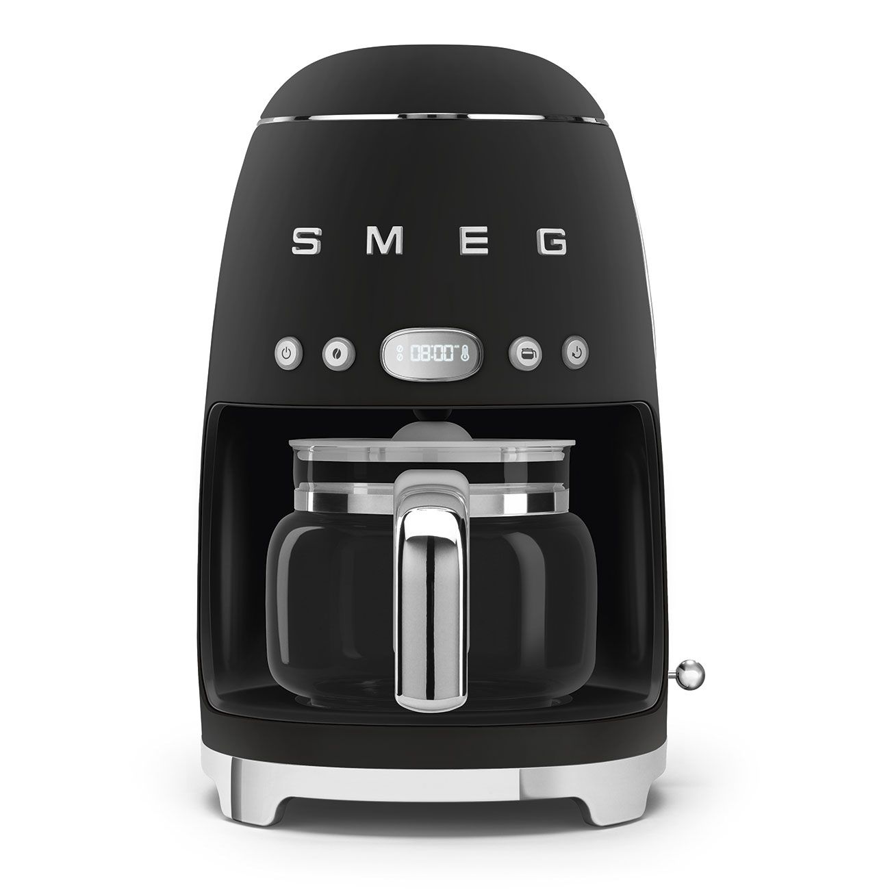 Smeg DCF02BLMEU - Filterkoffiemachine - Mat zwart