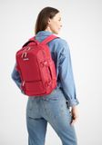 Wittchen Unisex Multifunctionele 2-in-1 Vliegtuig Rugzak Framboos Polyester