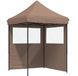vidaXL Partytent 200 x 200 x 306 cm Bruin Oxford Stof