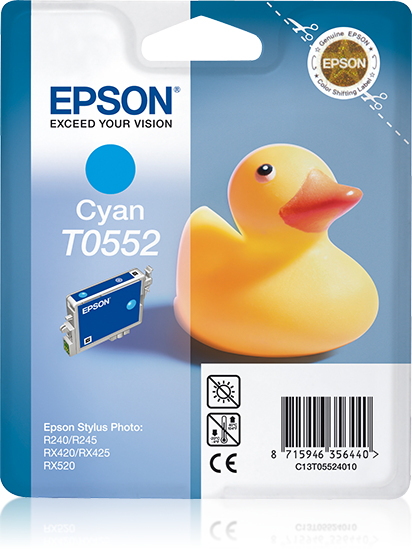 Epson inktpatroon Cyan T0552