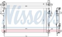 NISSENS 63816 Radiator, engine cooling