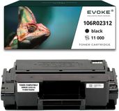 Evoke 106R02312 Zwarte Inktcartridge, 11000 Pagina's, Compatibel met Xerox WorkCentre 3325 DNI DNM
