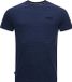 Superdry Classic T-Shirt Navy Heren Maat S
