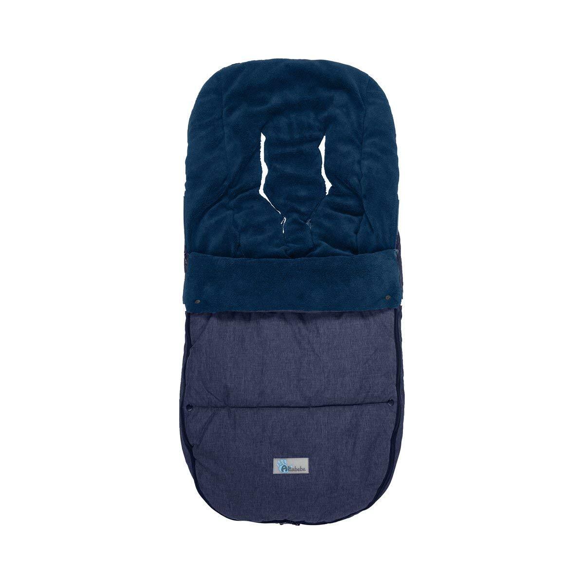 Alta bebe Altabebe Winter Footmuff Alpin voor Bugaboo en Joolz Kinderwagens Blauw- Marine blauw