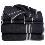 Lavish Home 8-delige handdoekenset - 575GSM 100% katoen