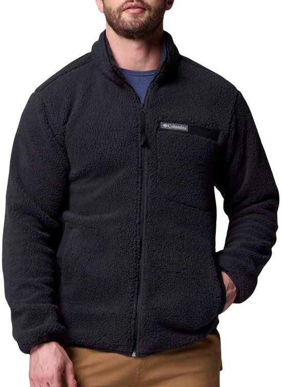 Columbia Rugged Ridge High Pile Fleecejack Heren - Maat L - Zwart - Polyester - Herfst/Winter 2025