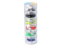 Decoratieve edelstenen van acryl, druppelkleuren, 8 x 13 mm, ca. 240 stuks