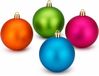 Holly Jolly Inge's Christmas Decor Gmbh Grote kerstballen - 4x st - blauw - roze - groen - oranje - D10 cm - kunststof - kerstversiering
