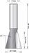 Hikoki Accessoires Hitachi 8 mm zwaluwstaartfrees 12.7 x 49 x 14mm
