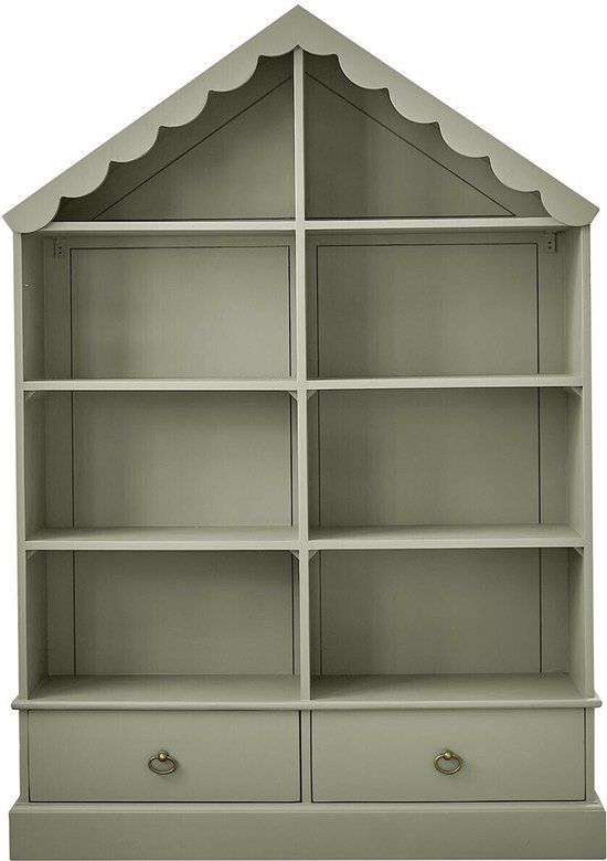 LOBERON Kast Vaurillon grijs/groen