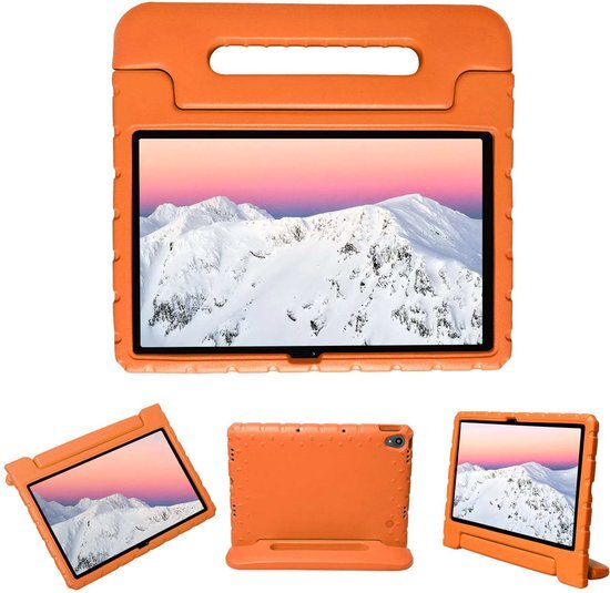 imoshion Kidsproof Backcover met handvat Lenovo Tab P11 tablethoes - Oranje