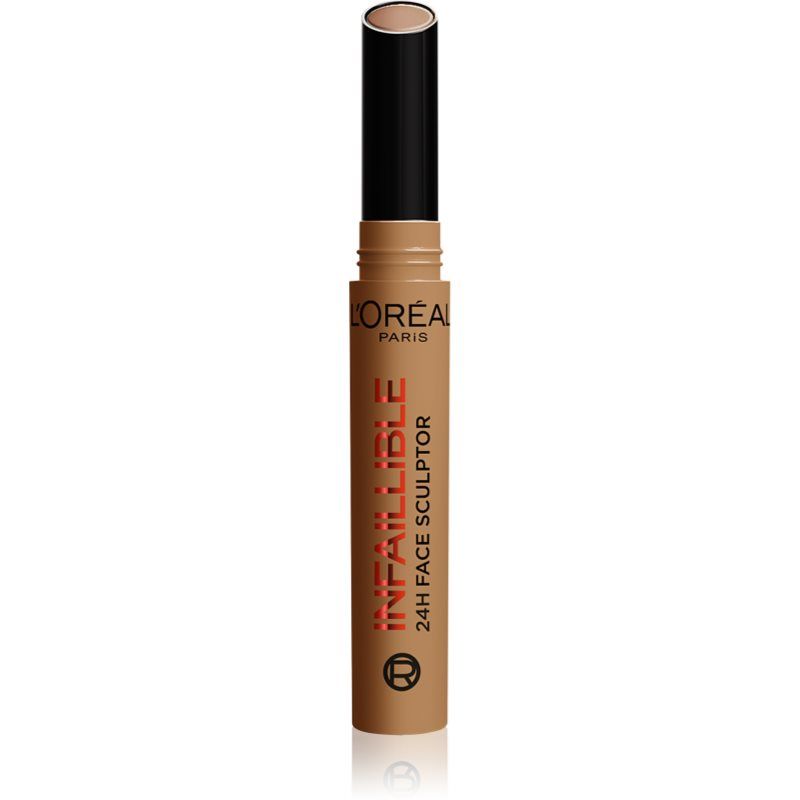 L'Oréal Paris Infallible Face Sculptor, Sculpting Stick Dark, Make Up, Transfer Proof, Ease & Precision, 24H Wear - Light