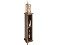 FMD Accenttafel met deur 88,5 cm old style donkerkleurig