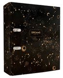 Interdruk Ordner A4 75 mm - Metalen uitvoering - Metallic Dreams Zwart
